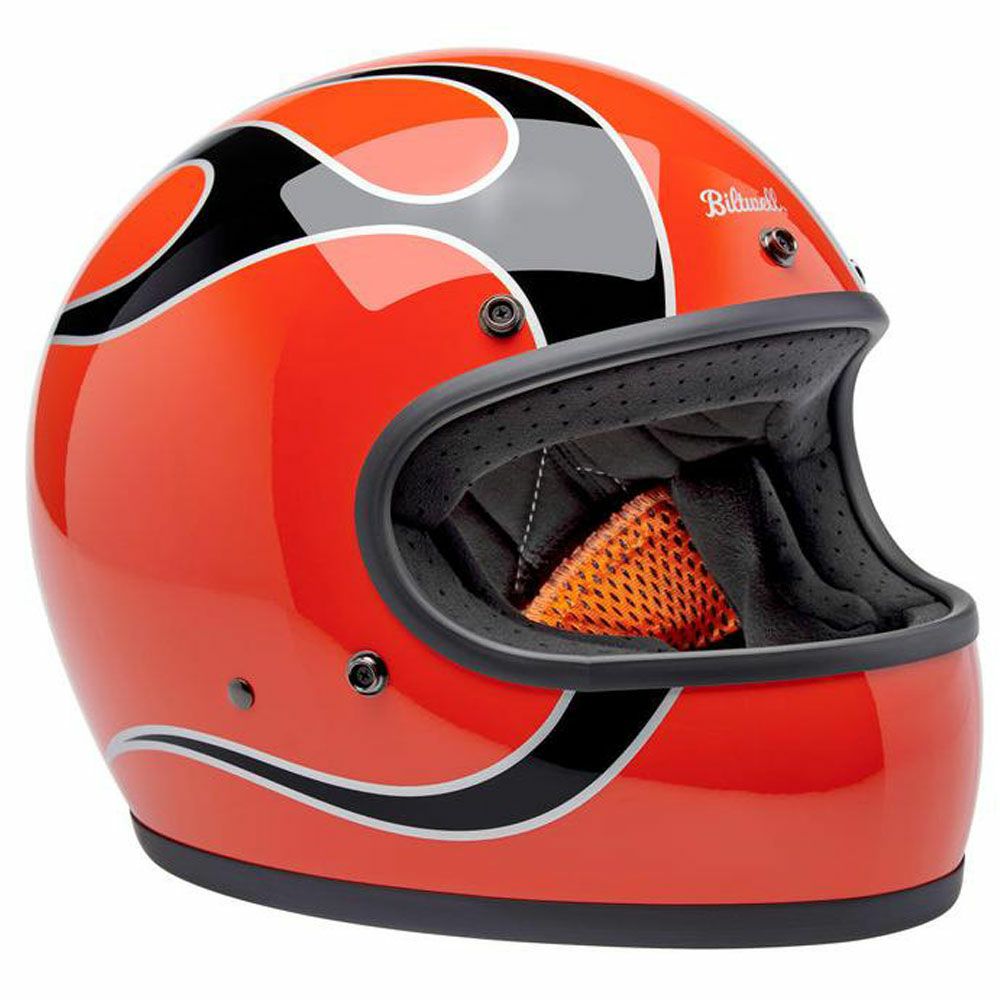 ビルトウェル GRINGO ECE規格R22.06 ヘルメット オレンジ/ブラックフレイム 