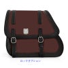  エンズクオイオ GYPSY レザーサドルバッグ (ツートーンダーク) M8ソフテイル3