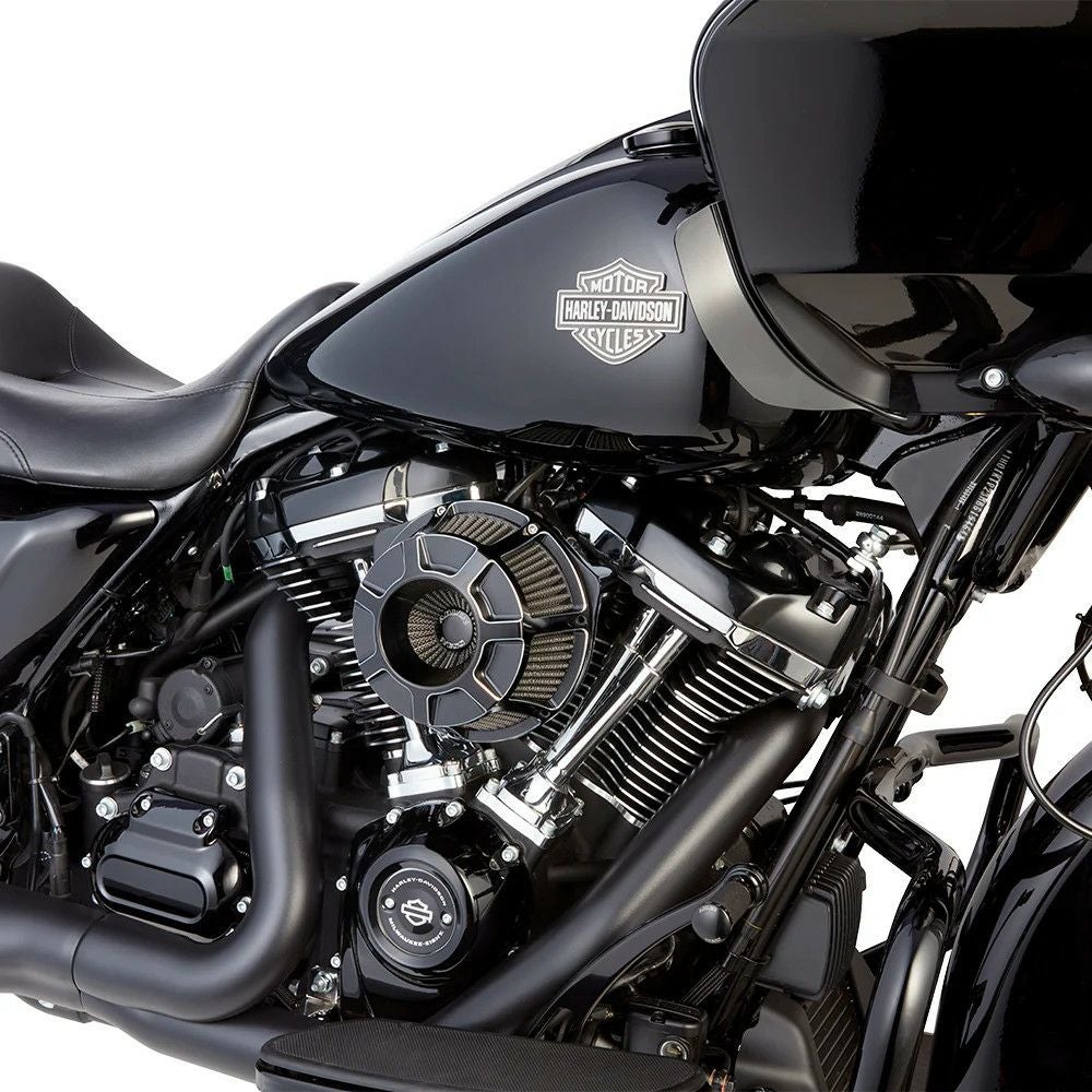 Arlen Ness Beveled Inverted エアクリーナー ブラック RH975 ナイトスター