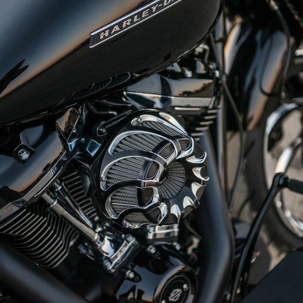 Arlen Ness Drift Inverted エアクリーナー ブラック RH975 ナイトスター