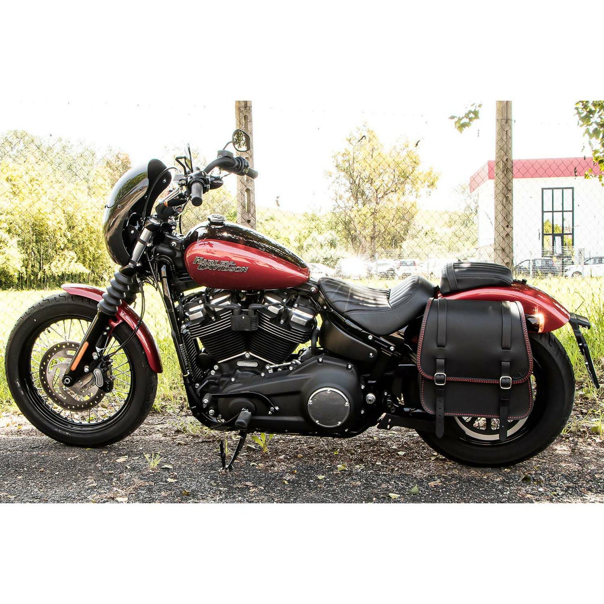 エンズクオイオ GLAM レザーサドルバッグ (リンクルレザー)12