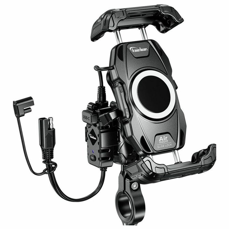 スライドロック QI＆USB充電/Airマウント搭載 カエディア 