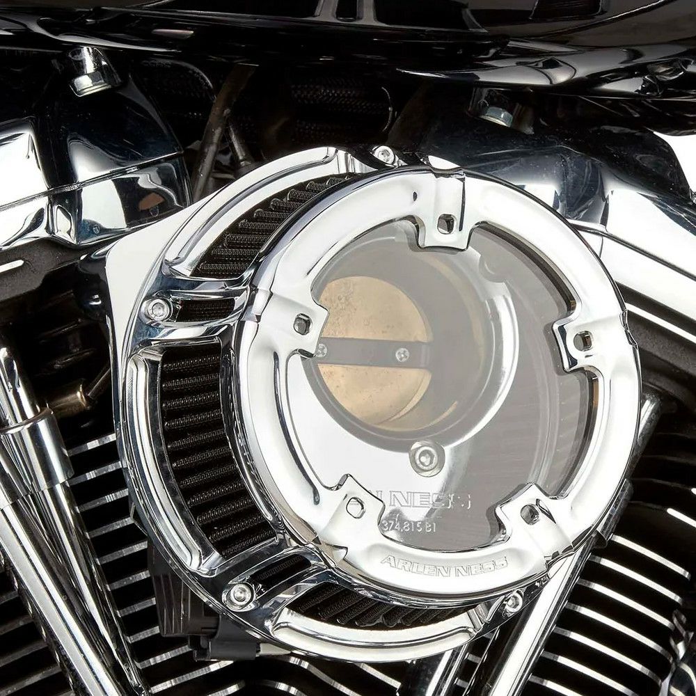 Arlen Ness Method Inverted エアクリーナー クローム RH975 ナイトスター