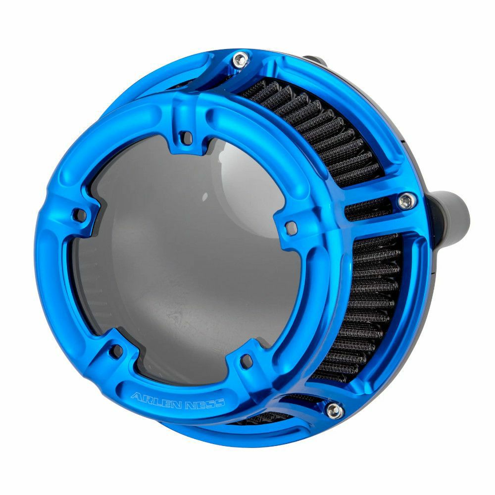 Arlen Ness Method Inverted エアクリーナー ブルー RH975 ナイトスター