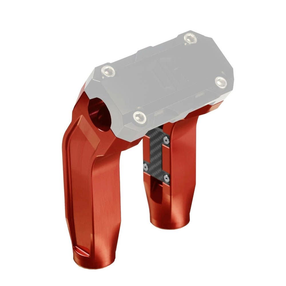 プルバックライザー 6.5インチ レッドアルマイト OG（オリジナルガレージモト）