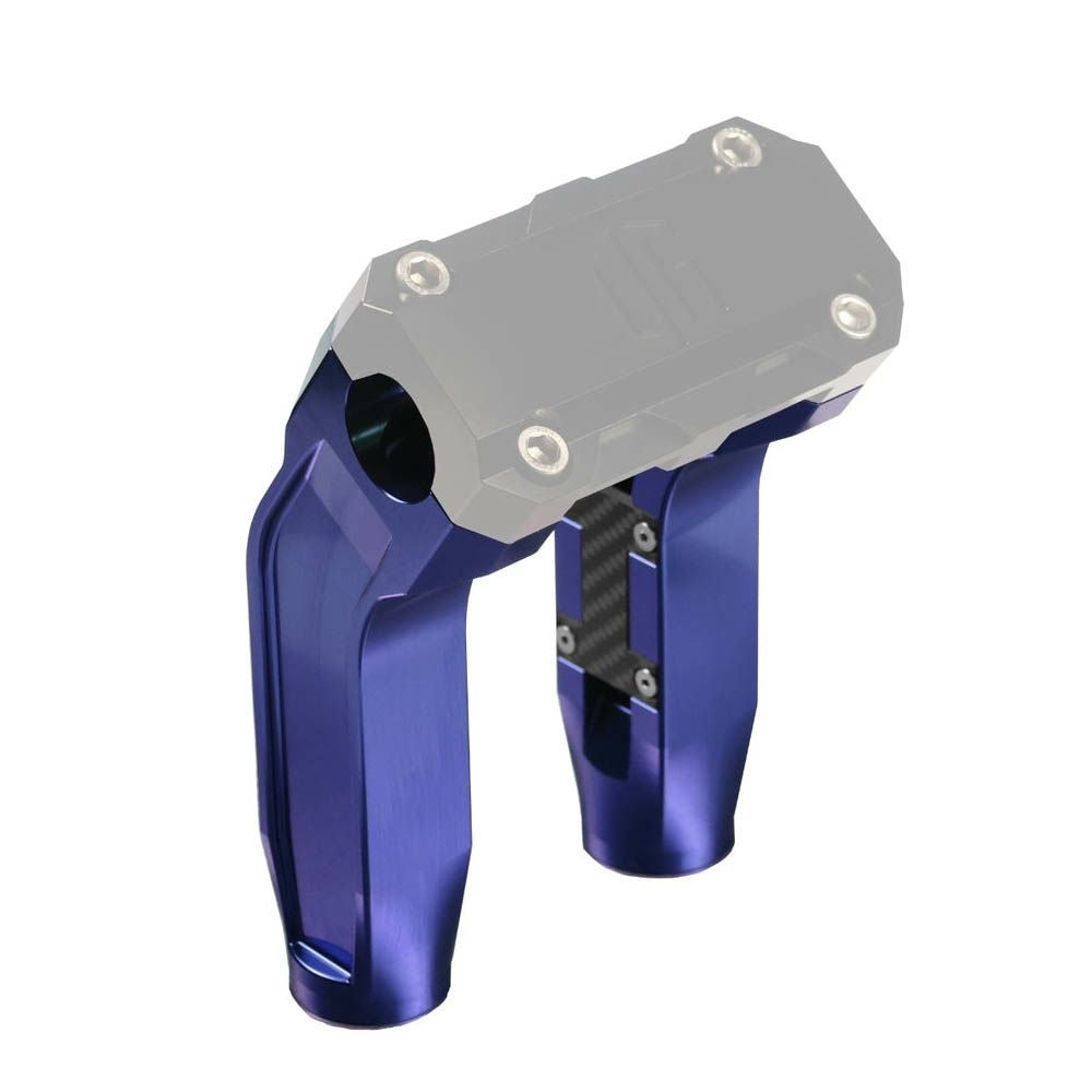 プルバックライザー 6.5インチ ブルーアルマイト OG（オリジナルガレージモト）