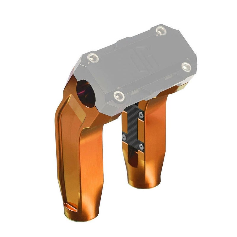 プルバックライザー 6.5インチ オレンジアルマイト OG（オリジナルガレージモト）