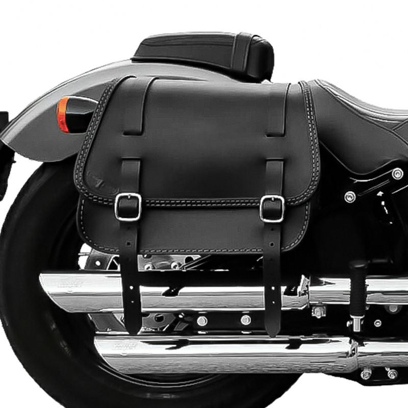 エンズクオイオ リトル GLAM レザーサドルバッグ (ブラック)1