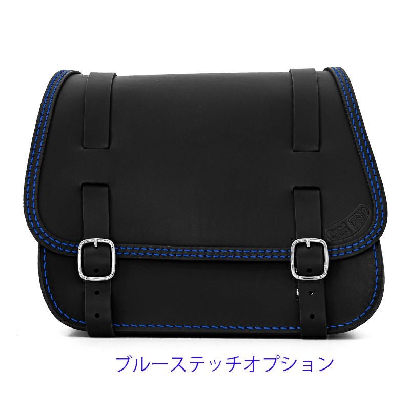 エンズクオイオ リトル GLAM レザーサドルバッグ (ブラック)6