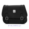 エンズクオイオ リトル GLAM レザーサドルバッグ (ブラック)8