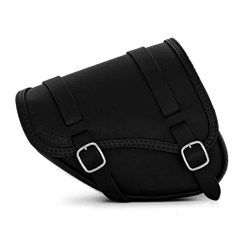 エンズクオイオ SOUL レザーサドルバッグ (ブラック)2