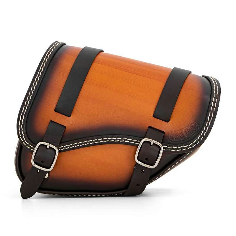 エンズクオイオ SOUL レザーサドルバッグ (ツートーン)2