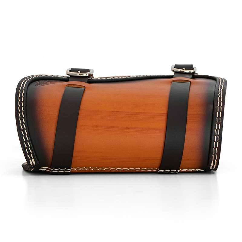 エンズクオイオ SOUL レザーサドルバッグ (ツートーン)5