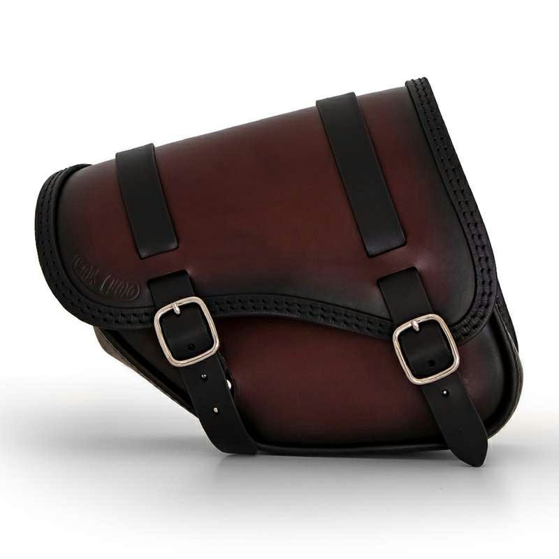  エンズクオイオ SOUL レザーサドルバッグ (ツートーン・ダーク)1