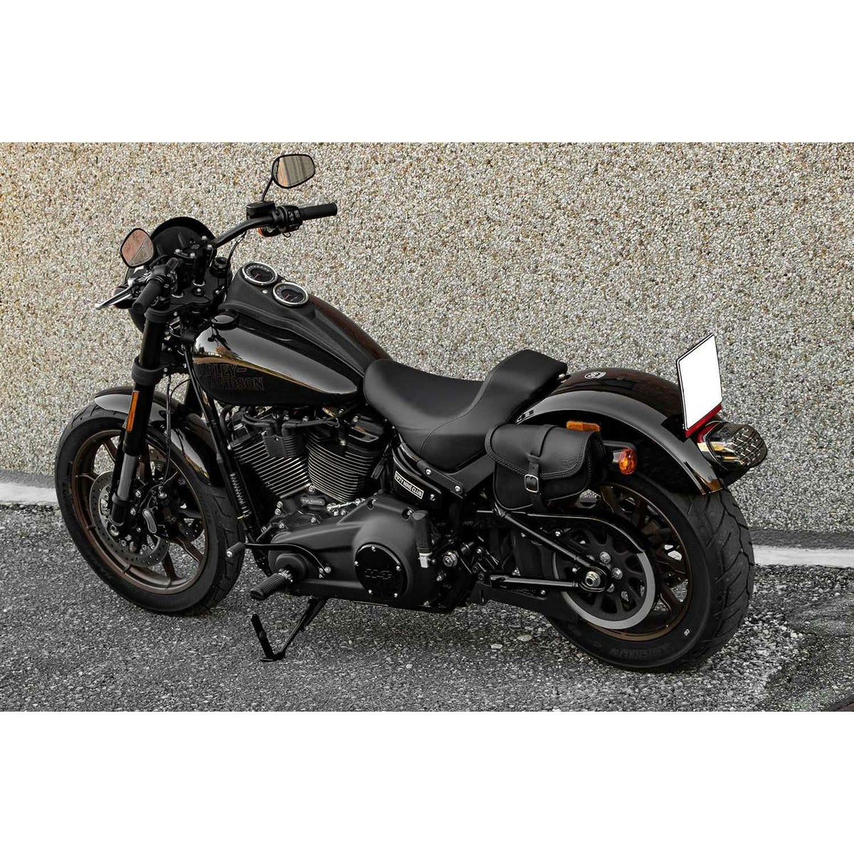 エンズクオイオ BEAT レザーサドルバッグ (型押しレザー)12