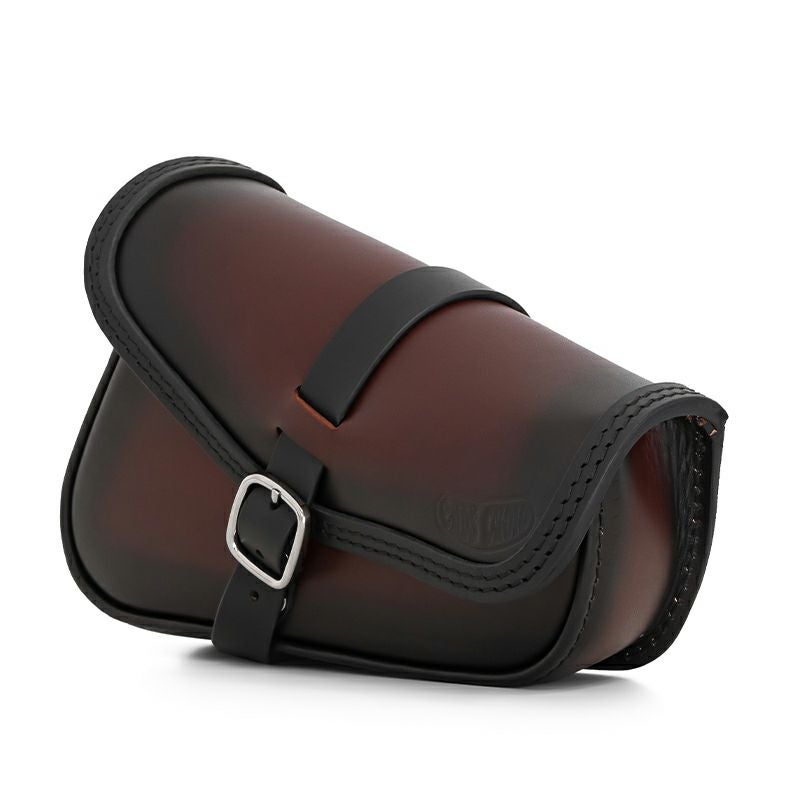 エンズクオイオ BEAT レザーサドルバッグ (ツートーン・ダーク)