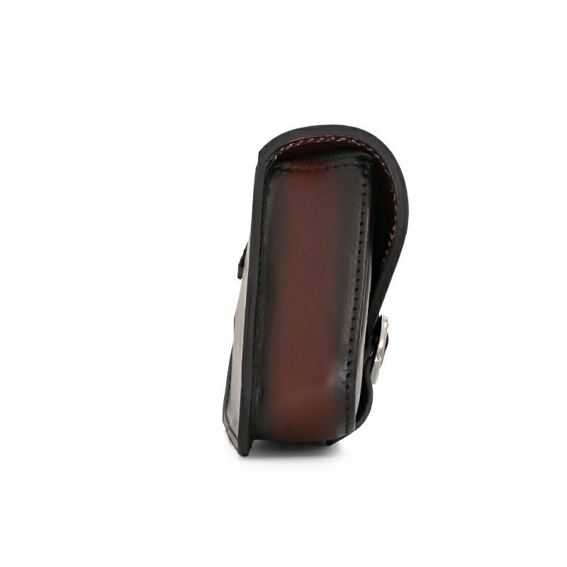 エンズクオイオ BEAT レザーサドルバッグ (ツートーン・ダーク)4