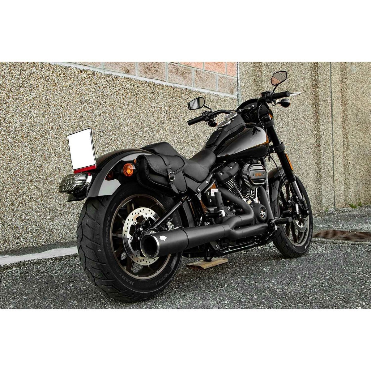 エンズクオイオ BEAT レザーサドルバッグ (ツートーン・ダーク)10