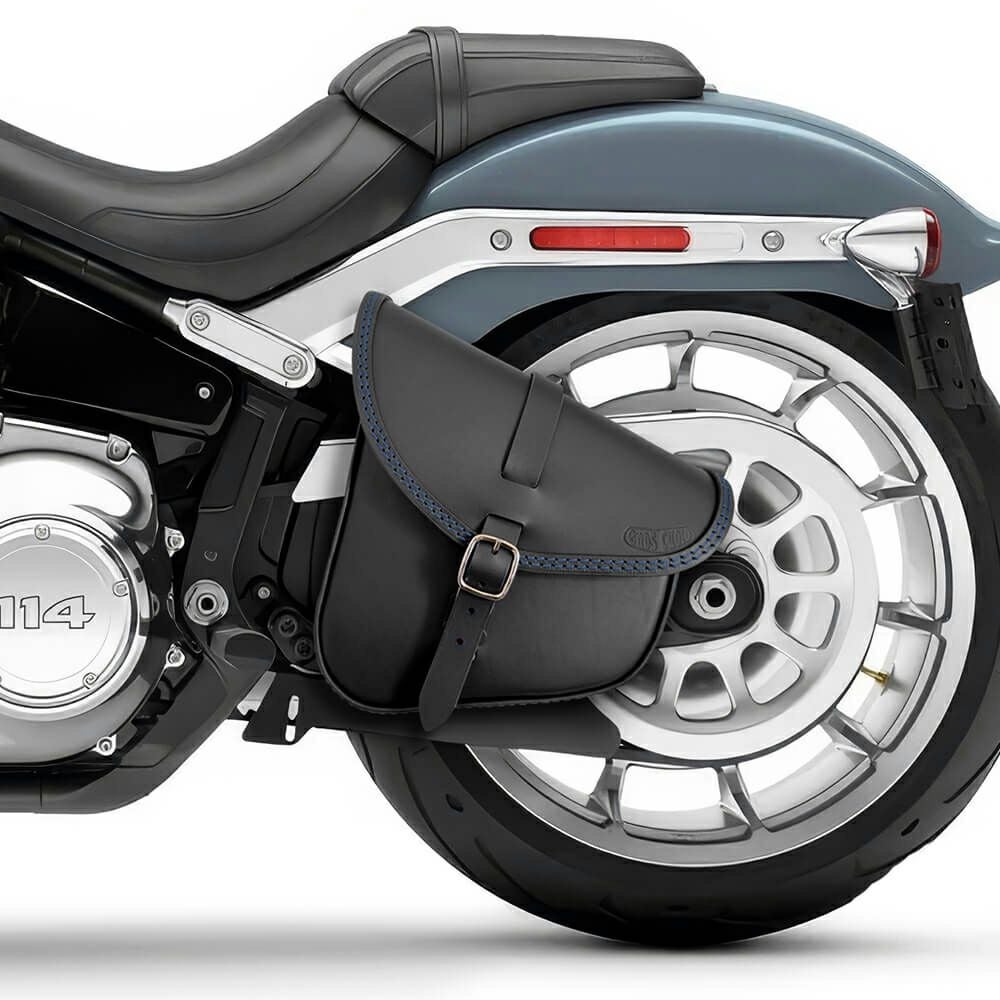 エンズクオイオ BOB レザー スイングアームバッグ (ブラック)6