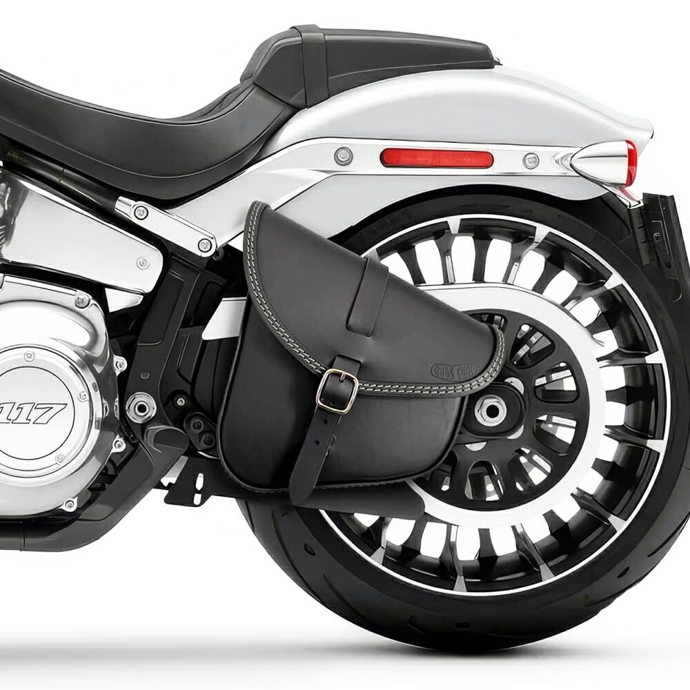 エンズクオイオ BOB レザー スイングアームバッグ (ブラック)9