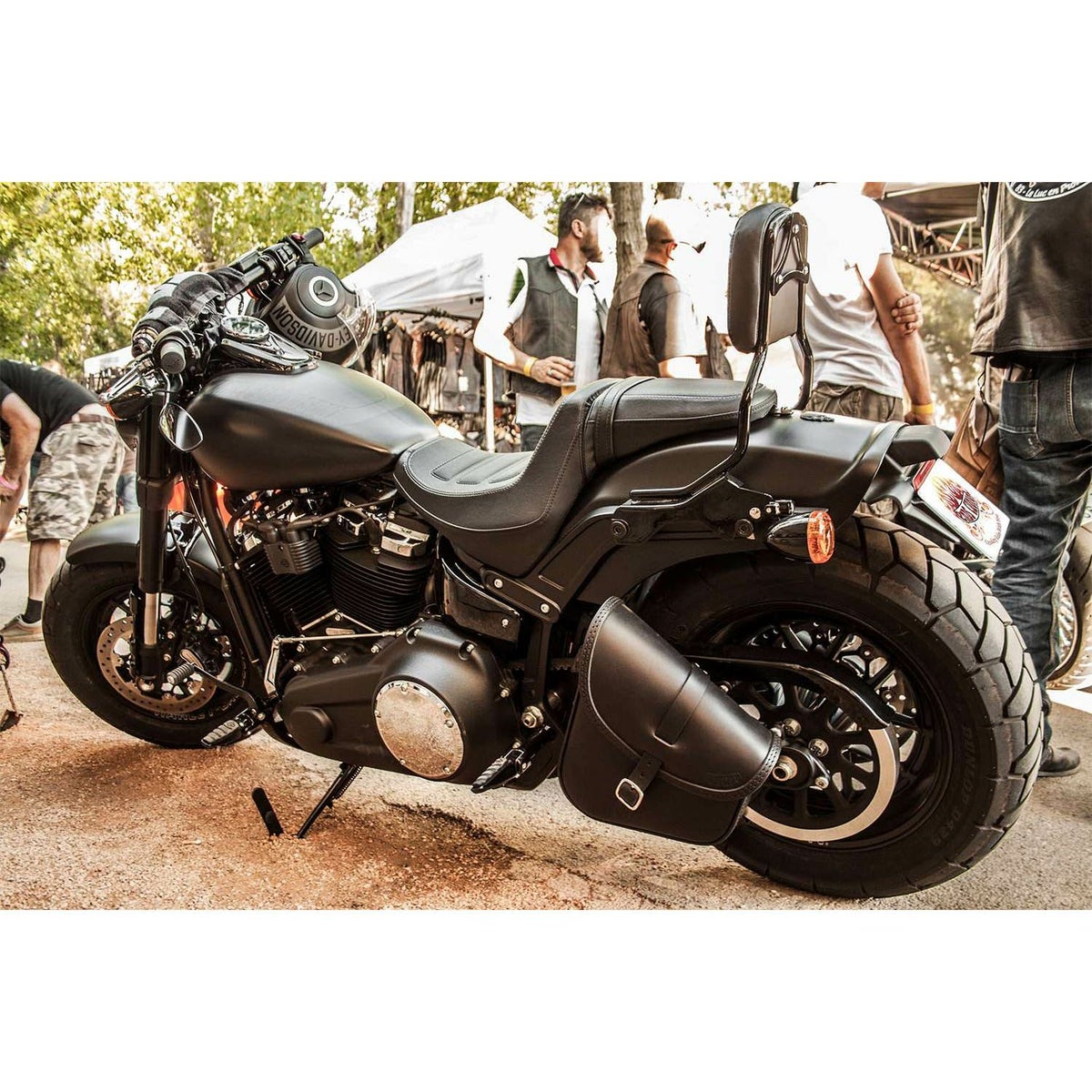 エンズクオイオ BOB レザー スイングアームバッグ (リンクルレザー)7