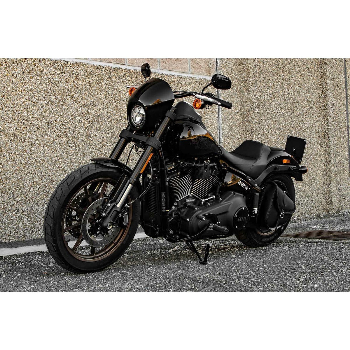 エンズクオイオ BOB レザー スイングアームバッグ (ダークブラウン)10