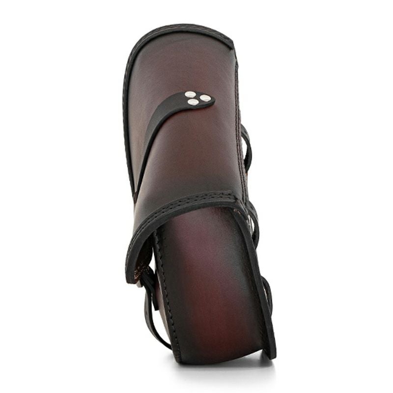 エンズクオイオ BOB レザー スイングアームバッグ (ツートーン・ダーク)4