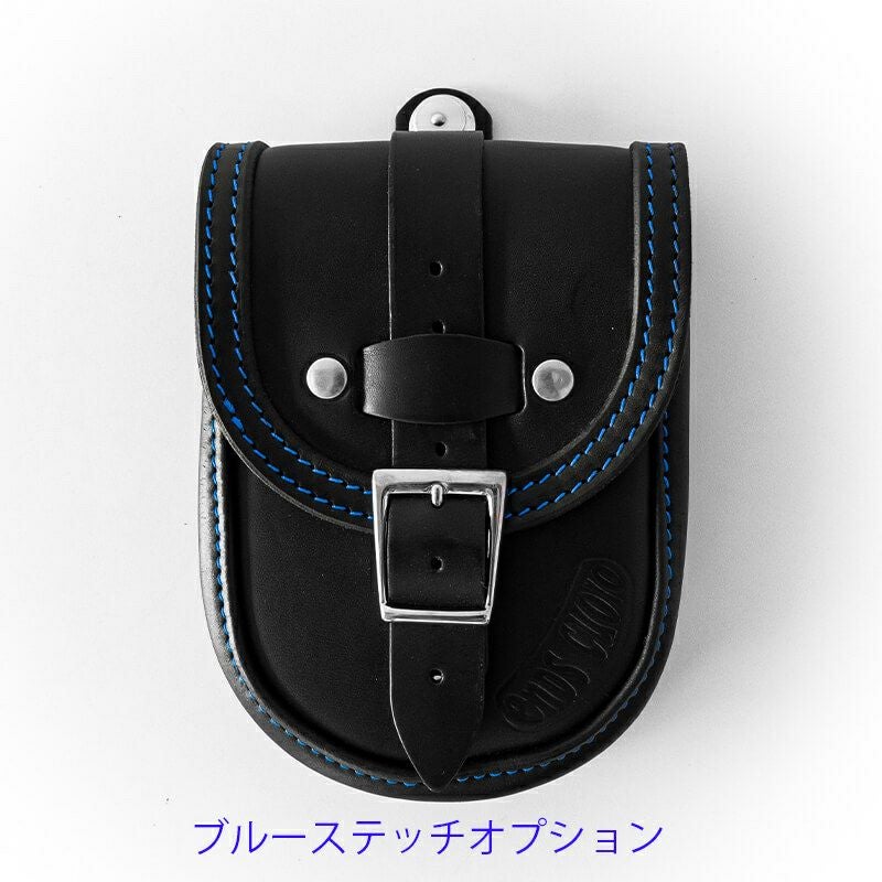 エンズクオイオ Smart レザー タンクバッグ (ブラック) M8 ファットボーイ12