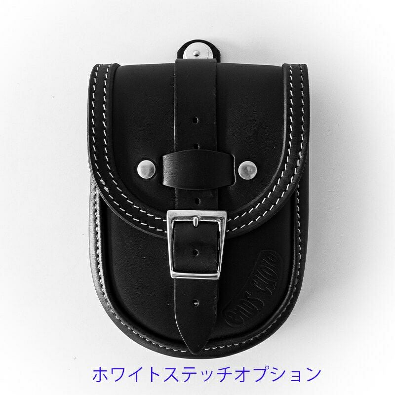 エンズクオイオ Smart レザー タンクバッグ (ブラック) M8 ファットボーイ13