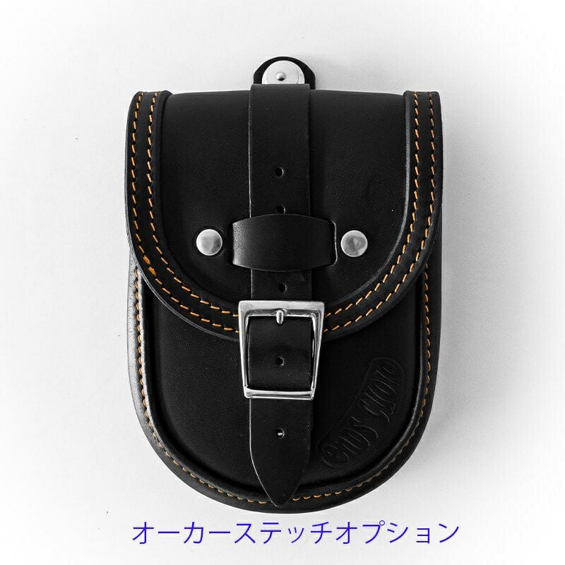 エンズクオイオ Smart レザー タンクバッグ (ブラック) M8 ヘリテイジクラシック、デラックス、スリム13
