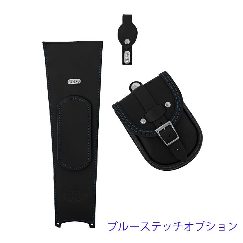 エンズクオイオ Smart レザー タンクバッグ (ブラック) M8 ファットボブ11