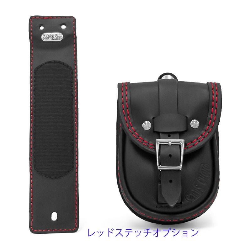  エンズクオイオ Smart レザー タンクバッグ (ブラック) M8 スポーツグライド6