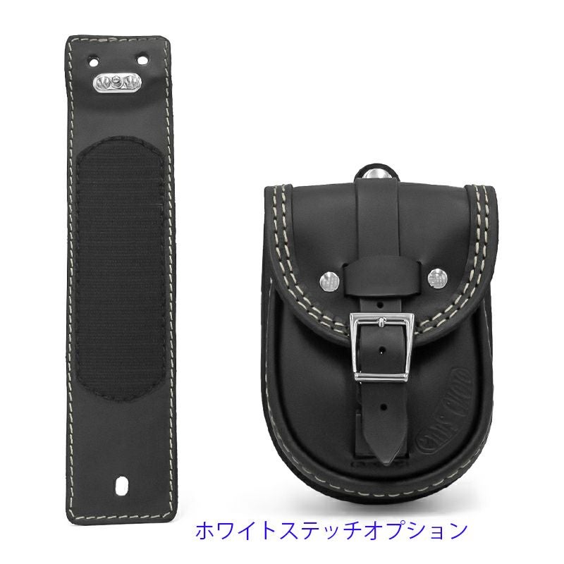  エンズクオイオ Smart レザー タンクバッグ (ブラック) M8 スポーツグライド8