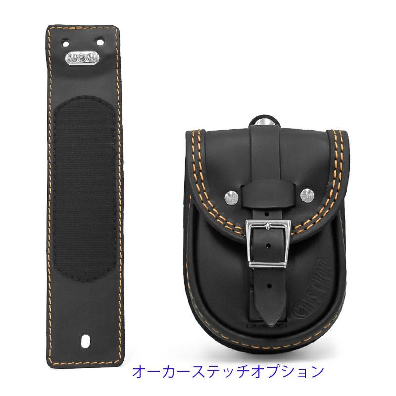  エンズクオイオ Smart レザー タンクバッグ (ブラック) M8 スポーツグライド11