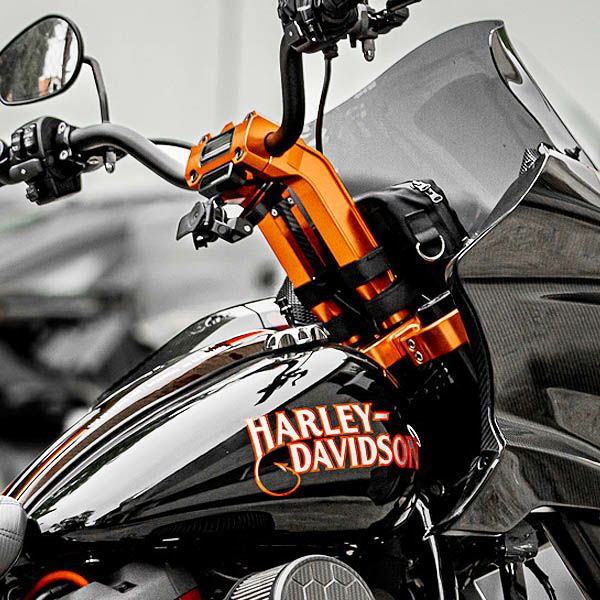 プルバックライザー 10.5インチ オレンジ OG（オリジナルガレージモト）