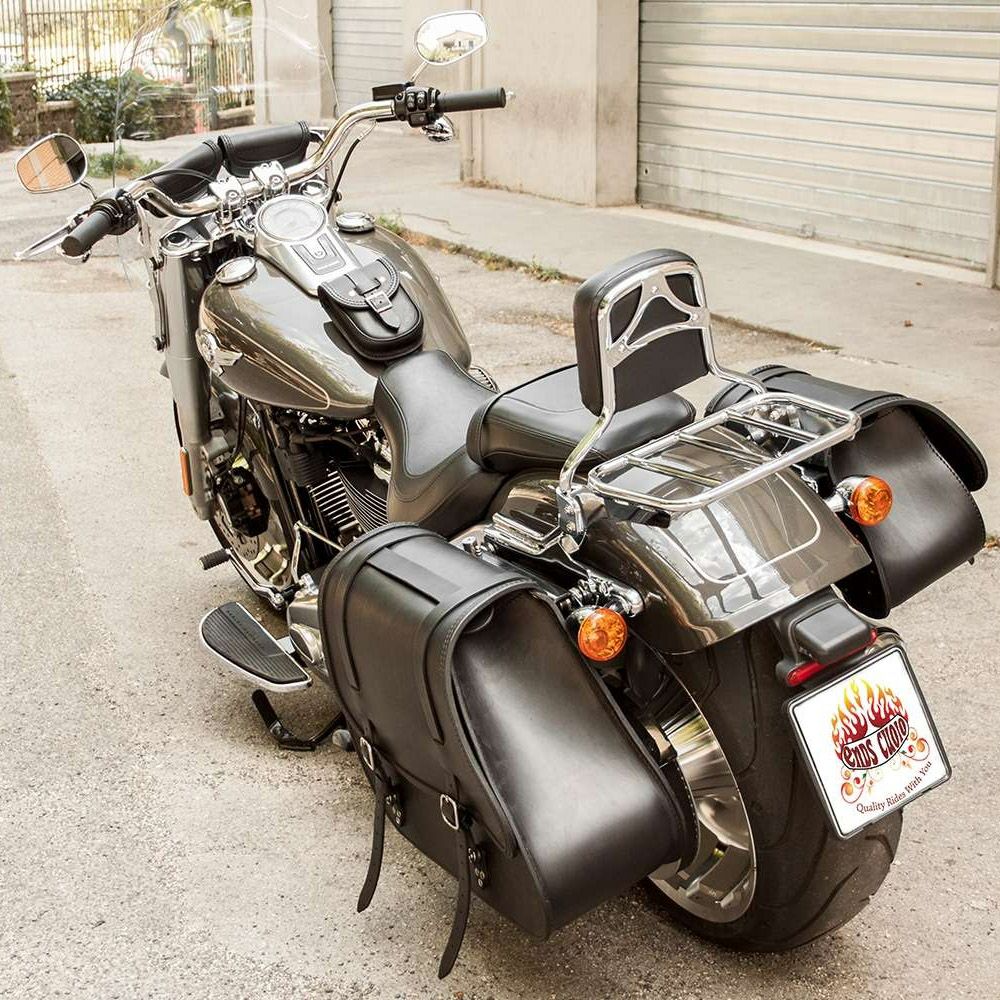 エンズクオイオ Smart レザー タンクバッグ (ディストレスト・ツートーン)5