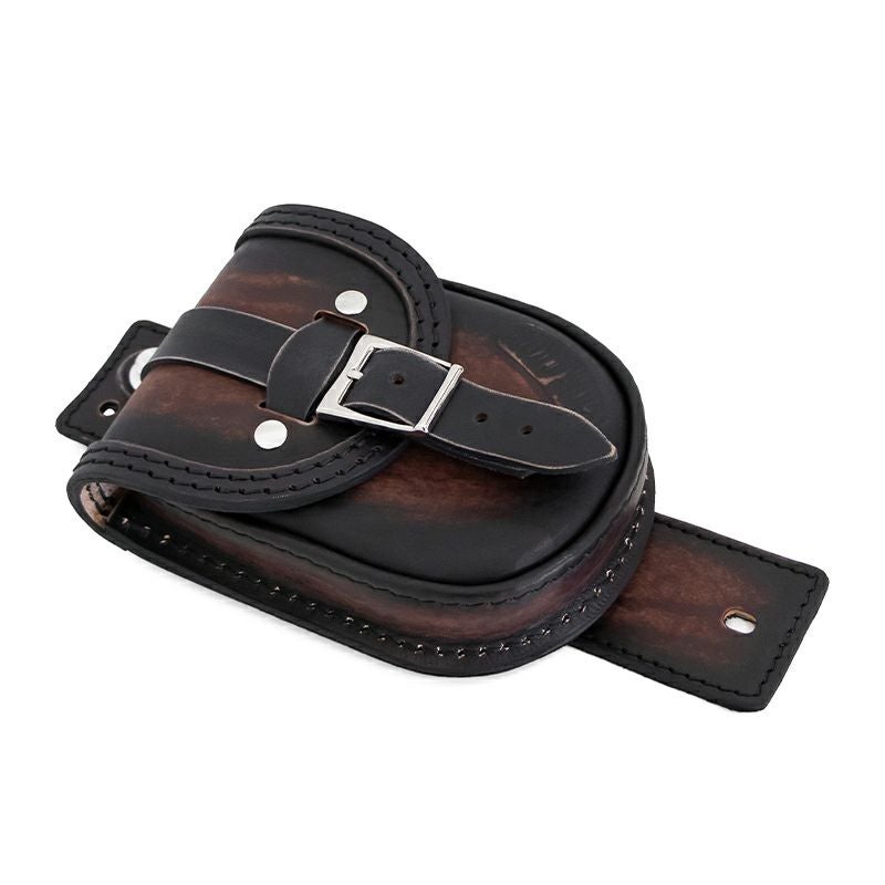 エンズクオイオ Smart レザー タンクバッグ (ディストレスト・ツートーン・ダーク)1