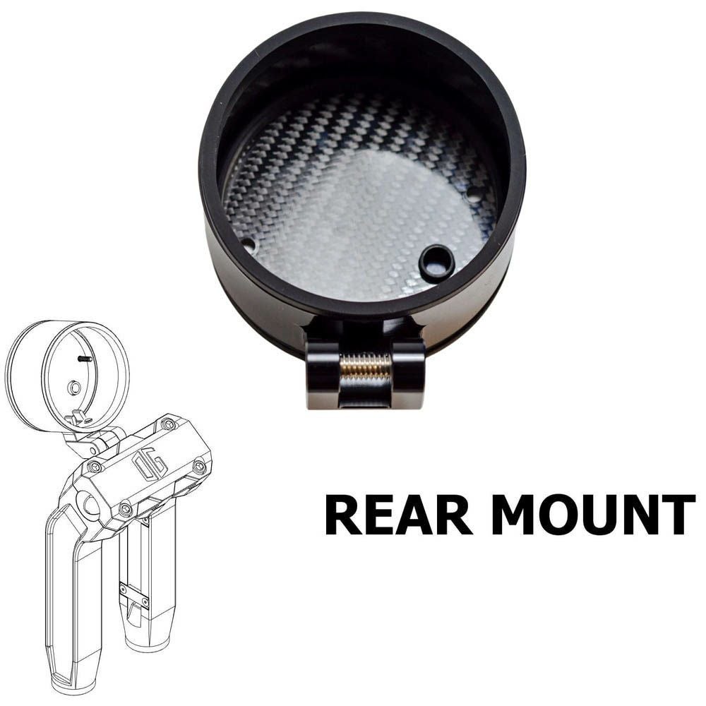 OGライザー用 シングル メーターゲージ リアマウント ブラック OG（オリジナルガレージモト）