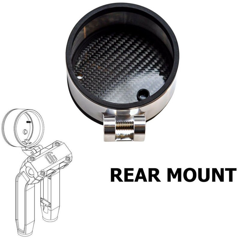 OGライザー用 シングル メーターゲージ リアマウント アルミカラー OG（オリジナルガレージモト）