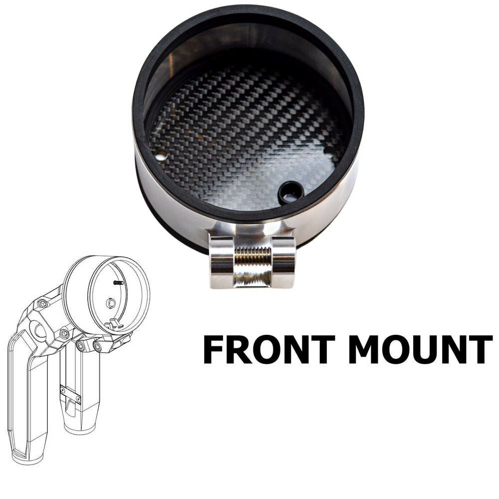 OGライザー用 シングル メーターゲージ フロントマウント アルミカラー OG（オリジナルガレージモト）