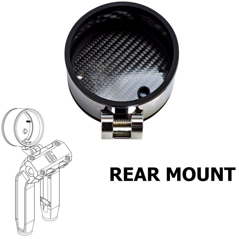 OGライザー用 シングル メーターゲージ リアマウント クローム OG（オリジナルガレージモト） 3