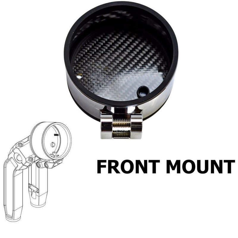 OGライザー用 シングル メーターゲージ フロントマウント クローム OG（オリジナルガレージモト）