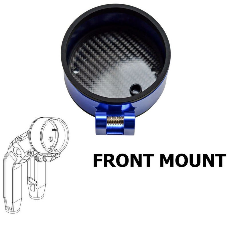 OGライザー用 シングル メーターゲージ フロントマウント ブルー OG（オリジナルガレージモト）