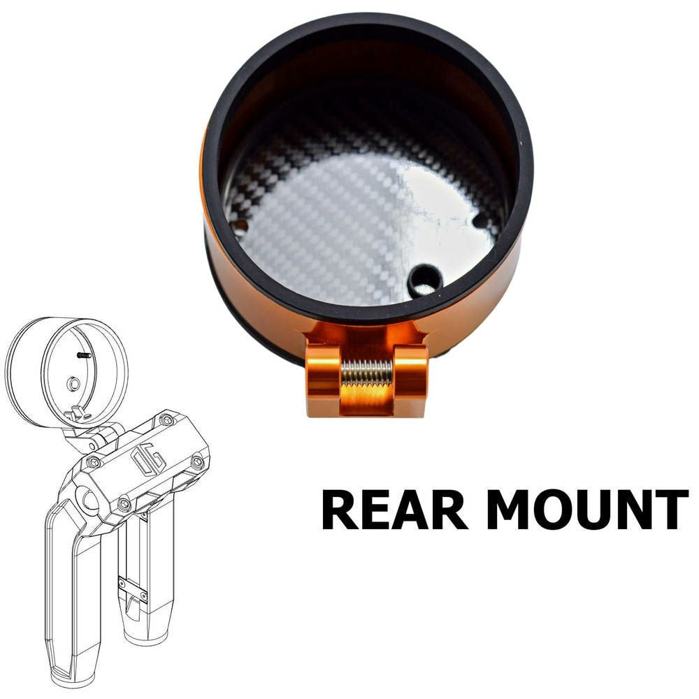 OGライザー用 シングル メーターゲージ リアマウント オレンジ OG（オリジナルガレージモト）