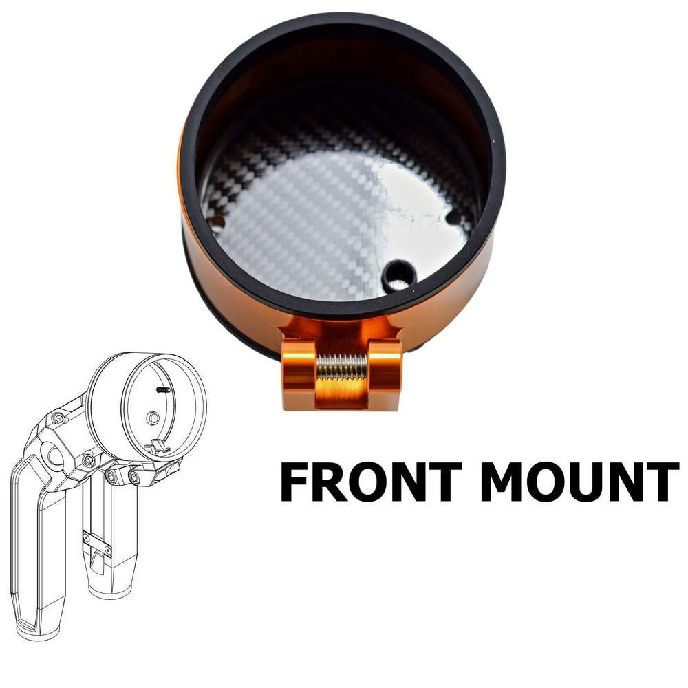 OGライザー用 シングル メーターゲージ フロントマウント オレンジ OG（オリジナルガレージモト）