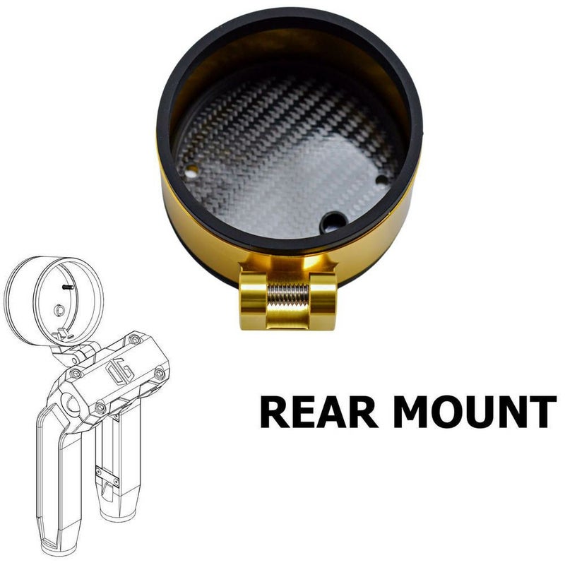 OGライザー用 シングル メーターゲージ リアマウント ゴールドメッキ OG（オリジナルガレージモト）