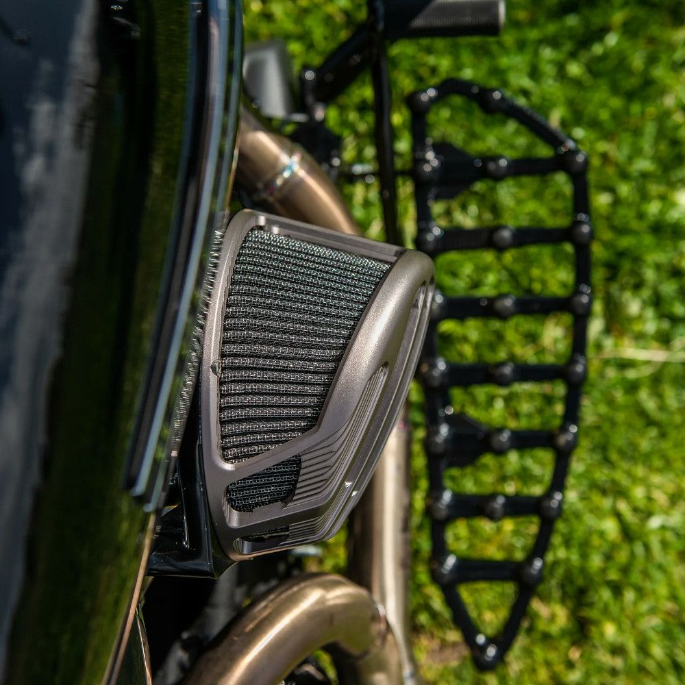 Arlen Ness SideKick エアクリーナー チタニウム RH975 ナイトスター