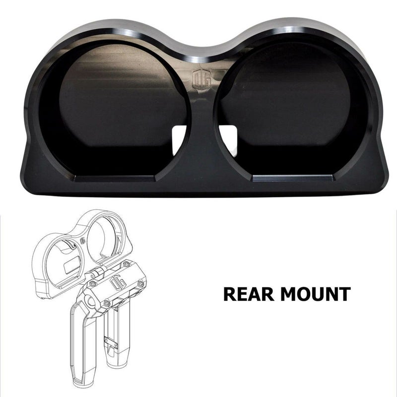 2015～2023 FLTR OGライザー用 デュアル メーターゲージ リアマウント ブラック OG（オリジナルガレージモト）