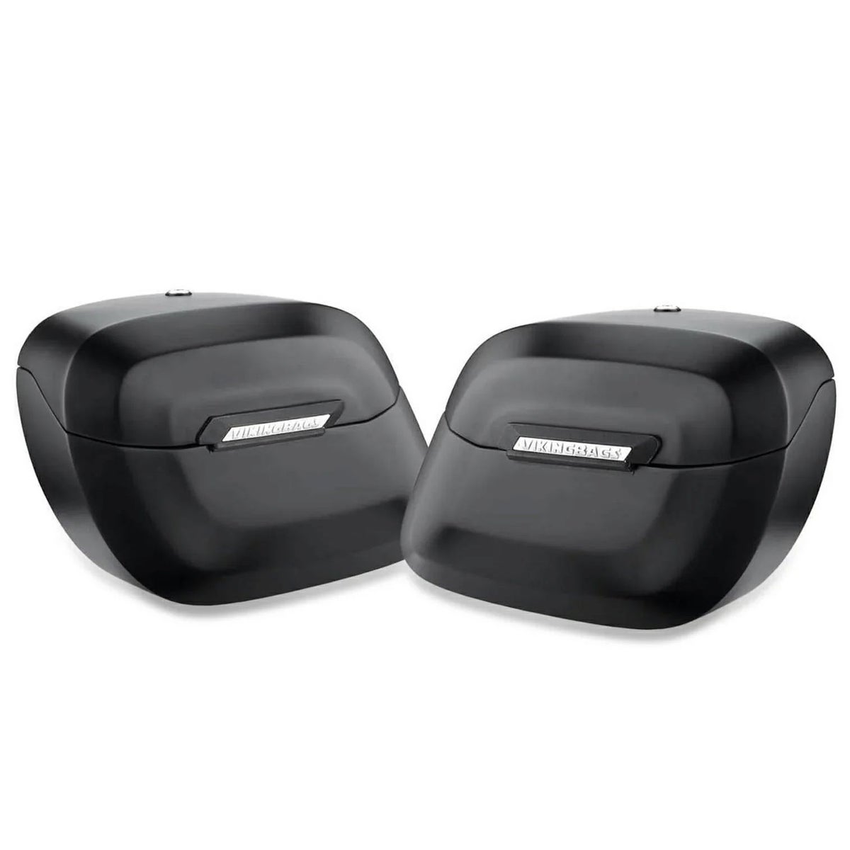 M8 ファットボーイ Lamellar Raven エクストララージ・サドルバッグ 40L (マットブラック)3