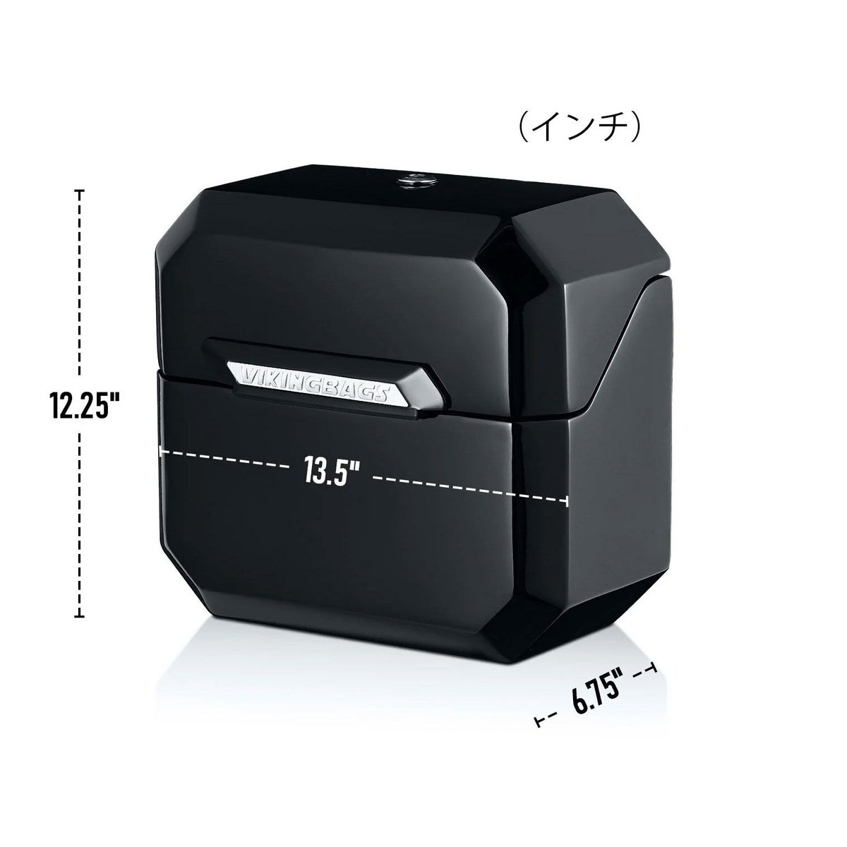  M8 ファットボーイ Outlaw クイックマウント・スモール・サドルバッグ 10L 左用 (グロスブラック)3